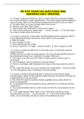 PN EXIT EXAM&sol;149 QUESTIONS AND ANSWERS&sol;100&percnt; VERIFIED&period;