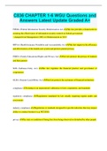 C836 CHAPTER 1-6 WGU Questions and Answers Latest Update Graded A&plus;