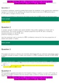 MATH 225N Week 6 Statistics questions latest updates Chamberlain College of Nursing