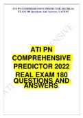 ATI comprehensive predictor Study This one Questions and Answers 2022-2023