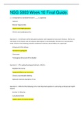 NSG 5003 Week 10 Final Guide&period;
