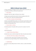 HESI Critical Care 2019