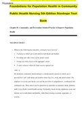 Foundations for Population Health in Community&sol;Public Health Nursing 6th Edition&period; by Marcia Stanhope