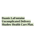 Shadow Health Uncomplicated Delivery&comma; NURSING 4130