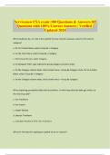 Servicenow CSA exam &vert;180 Questions & Answers &vert;82 Questions with 100&percnt; Correct Answers &vert; Verified &vert; Updated 2024