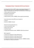 Psychopharm Exam 1 Questions And Correct Answers