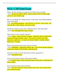 WGU C785 FINAL EXAM Questions and Answers Latest Update 2022&vert; Guaranteed A&plus;&plus;