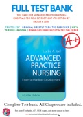 Test Bank For Advanced Practice Nursing&colon; Essentials for Role Development 4th Edition by Lucille A Joel 9780803660441 Chapter 1-30 Complete Guide&period;