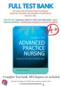 Test Bank For Advanced Practice Nursing: Essentials for Role Development 4th Edition by Lucille A Joel 9780803660441 Chapter 1-30 Complete Guide.