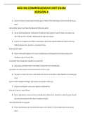 2023 HESI RN Comprehensive Exit ( Exam 4 ) Questions and  Verified Answers