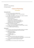 Class notes CLS 160 