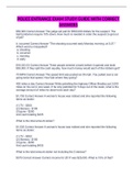 POLICE ENTRANCE EXAM STUDY GUIDE WITH CORRECT ANSWERS