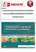 Test Bank For Stanhope and Lancaster's Community Health Nursing in Canada 4th Edition by Sandra A&period; MacDonald&vert;&vert;ISBN NO&colon;10&comma;0323693954&vert;&vert;ISBN NO&colon;13&comma;978-0323693950&vert;&vert;All Chapters&vert;&vert;Complete Guide A&plus;