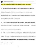 ATI PN COMPREHENSIVE EXIT EXAM &vert; ATI PN COMPREHENSIVE EXIT EXAM &lowbar; Graded A&plus; &lpar;DOWNLOAD TO BOOST YOUR GRADES&rpar;