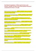 Test Bank Foundations of Maternal-Newborn and Women&rsquo;s Health Nursing Exam&sol;With Quality Document &comma;Guaranteed To Pass A&plus; Grade&period;