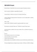NDAEB Exam Questions And Answers 