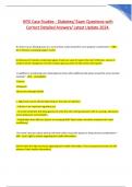 HESI Case Studies - Diabetes&sol; Exam Questions with  Correct Detailed Answers&sol; Latest Update 2024