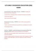  ILTS EARLY CHILDHOOD EDUCATION &lpar;206&rpar; EXAM  QUESTIONS AND ANSWERS 2024