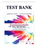 Test Bank For Fundamentals of Nursing: Active Learning for Collaborative Practice 2nd Edition By Barbara L Yoost; Lynne R Crawford 9780323508643 Chapter 1-42 Complete Guide .