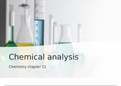 AQA GCSE Chemistry Triple:  Chemical Analysis 