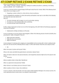  NUR 3821 ATI COMP RETAKE 2 EXAM&vert; RETAKE 2 EXAM