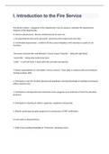 I&period; Introduction to the Fire Service exam 2022&sol;2023 with 1005 correct answers