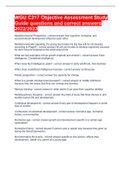WGU C217 Objective Assessment Study Guide questions and correct answers 2022&sol;2023