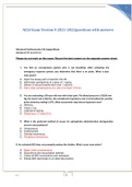 ACLS Exam Version A 2022-2023 questions with answers