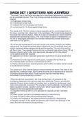 SAEM  exams questions and answers  PACKAGE
