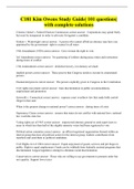 C181 Kim Owens Study Guide&vert; 101 questions&vert; with complete solutions