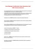 Case Manager Certification Exam Questions And 100&percnt; Correct Answers
