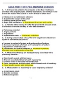 AMLS POST TEST ANSWERED AND PRE-EMINENT &lpar;A&rpar; GRADED UPDATED 2022-2023 VERSION&period;&period;&period;&period;ALL THE BEST