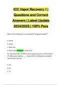 ICC UST PACKAGE DEAL EXAMS&colon;&colon;&colon;&colon;&colon; QUESTIONS AND CORRECT ANSWERS &vert; LATEST UPDATE 2024&sol;2025