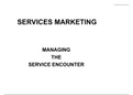 Managing the service encounter 