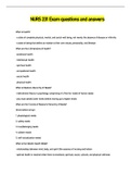 NURS 231 Exam 3