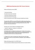 CRNA Board Questions And 100&percnt; Correct Answers