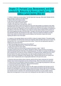 Chapter 37- Perinatal Loss&comma; Bereavement&comma; and Grief  Lowdermilk- Maternity & Women's Health Care&comma; 12th  Edition Latest Update 2022 &lpar;A&plus;&rpar;