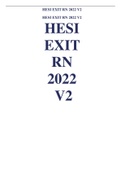 HESI EXIT RN 2022 V2