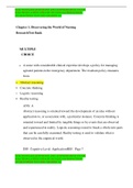 NUR 500 EXAM QUESTIONS AND ANSWERS BEST EXAM  SOLUTION LATEST UPDATE 2021&sol;2022 SATISFACTION  GUARANTEED SUCCESS GRADED A&plus;