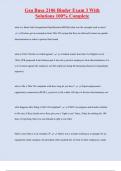Gsu Busa 2106 Binder Exam 3 With  Solutions 100&percnt; Complete
