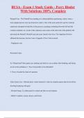 BUSA - Exam 1 Study Guide - Perry Binder With Solutions 100&percnt; Complete
