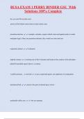 BUSA EXAM 1 PERRY BINDER GSU With  Solutions 100&percnt; Complete