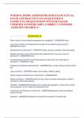 NURSING HOME ADMINISTRATOR EXAM ACTUAL  EXAM AND PRACTICE EXAM QUESTIONS  COMPLETE 500 QUESTIONS WITH DETAILED  VERIFIED ANSWERS &lpar;100&percnt; CORRECT ANSWERS&rpar; 