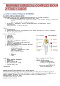  NURSING SURGICAL COMPLEX EXAM 2 STUDY GUIDE 