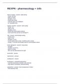 REXPN - pharmacology &plus; info Questions and Answers