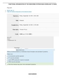 BIO201 Topic 16&colon; Functional Organization of the Endocrine System&lbrack;ALL ANSWERS 100&percnt; CORRECT&rsqb;
