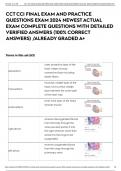 CCT CCI FINAL EXAM AND PRACTICE QUESTIONS EXAM 2024 NEWEST ACTUAL EXAM COMPLETE QUESTIONS WITH DETAILED VERIFIED ANSWERS &lpar;100&percnt; CORRECT ANSWERS&rpar; &sol;ALREADY GRADED A&plus;