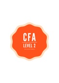 CFA Level 2 Personal Summarized Notes