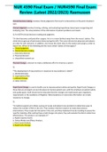 NUR 4590 Final Exam &sol; NUR4590 Final Exam Review &lpar;Latest 2022&sol;2023&rpar; Rasmussen