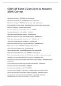 CSD 115 Exam 1Questions & Answers 100&percnt; Correct